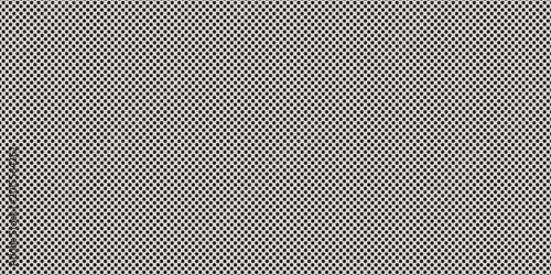 Cuadro en lienzo Seamless black and white halftone dot pattern