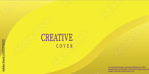 creative word on yellow background for idea concept 3d rendering