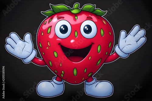 strawberry cartoon character