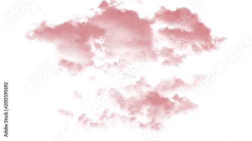 Foto A pink cloud formation in the sky.