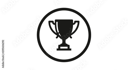 Trophy icon representing achievement and success.