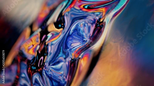 Abstract moving background with vivid and changing colors create fascinating visual experience, motion graphics art.