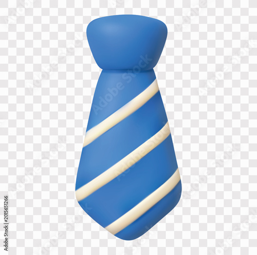 Cuadro en lienzo Father's Day Vector Icon Set | 3D icon set | necktie