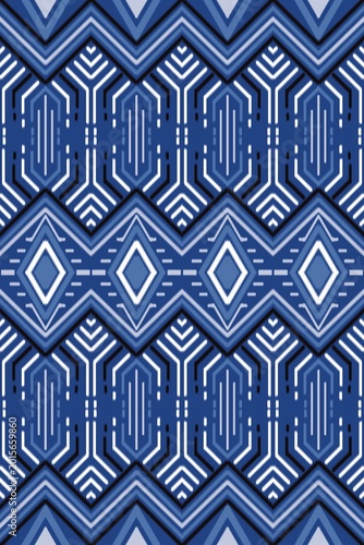 Abstract art, ikat patterns, fabric patterns made from yarn, square shapes as components, local fabric patterns, folk culture, printed patterns, wallpaper, carpet patterns, covers, clothing. 