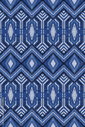 Abstract art, ikat patterns, fabric patterns made from yarn, square shapes as components, local fabric patterns, folk culture, printed patterns, wallpaper, carpet patterns, covers, clothing. 