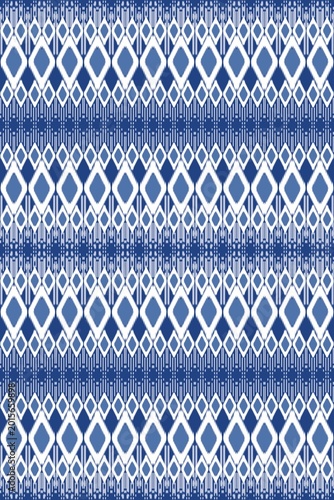 Abstract art, ikat patterns, fabric patterns made from yarn, square shapes as components, local fabric patterns, folk culture, printed patterns, wallpaper, carpet patterns, covers, clothing. 