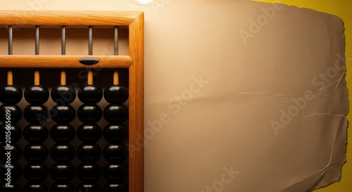 Wooden Abacus Tool for Calculating Numbers