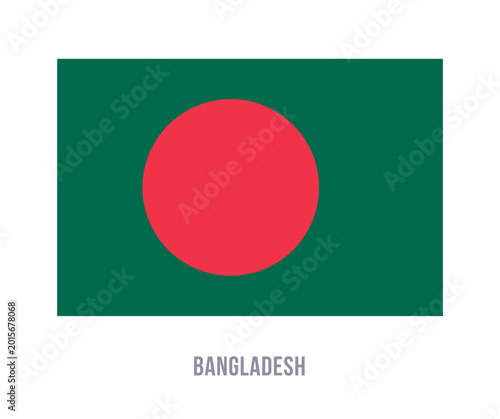 Flat vector illustration of the national flag of Bangladesh isolated on a white background for country symbol design. Free Download Flat vector illustration of the national flag of Bangladesh isolated on a white background for country symbol design. - GFXLoad