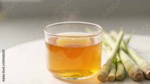 Warm Lemongrass Tea with Fresh Ingredients