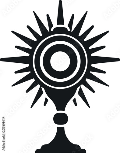 Fotografía Religious monstrance symbol ostensory sacrament holy spirit divine light sacred object icon