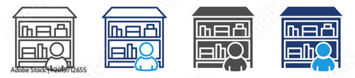 Photos retail multi purpose icon set