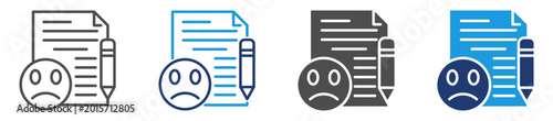 complaints multi purpose icon set