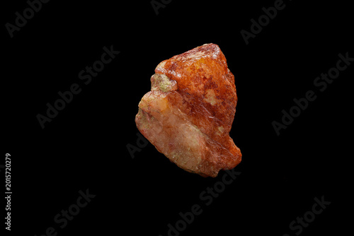Cuadro en lienzo Rough, natural gemstone, sunstone orange quartz with iron oxide inclusions