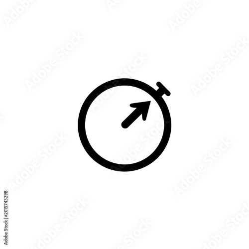 clock icon vector illustration