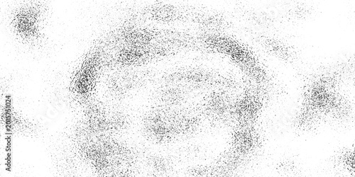 Obraz na płótnie Grunge halftone background with abstract noise textured distortion glitch lines and faded splatter overlay retro rough effect