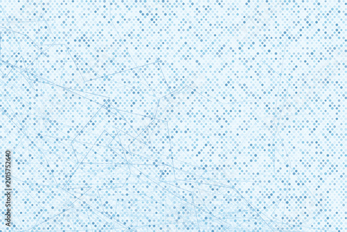 Abstract light blue dots pattern background vector, seamless digital backdrop with subtle texture fill, versatile design element.