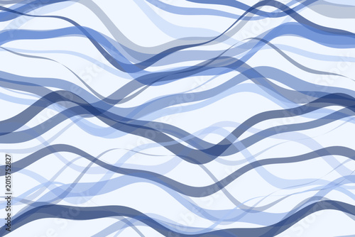 Abstract fluid wave pattern background vector with seamless blue and white gradient design for versatile use