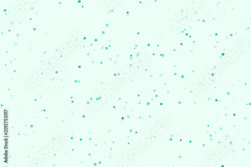 Abstract light blue stars on white background vector, seamless pattern, digital backdrop, subtle texture fill