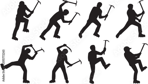 Obraz na płótnie Person performing traditional scythe swinging motions
