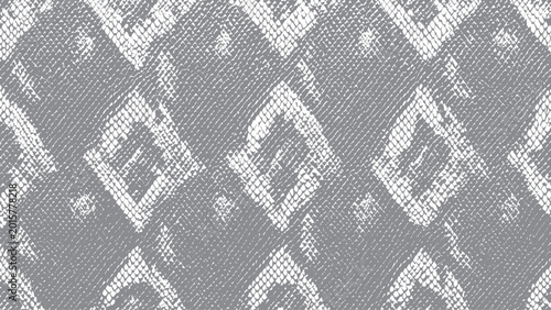Fotografía Abstract snake scale pattern for fashion textile background Monochrome python sk
