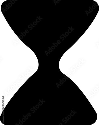 Canvas Print A set Variety of hourglass icons in different styles and designs