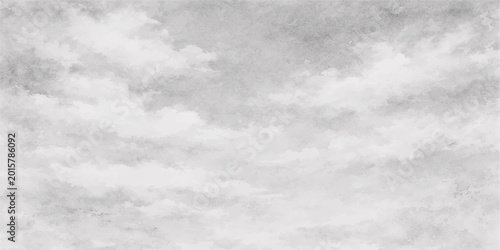 Cuadro en lienzo A dramatic summer cloudscape features fluffy white clouds drifting across a blue