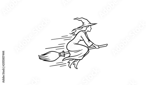 Foto Solid black grim reaper silhouette vector icon featuring spooky angel of death h