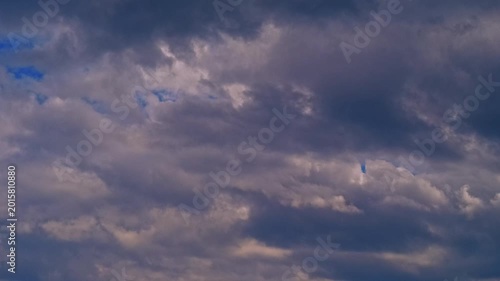 clouds in the sky, time lapse