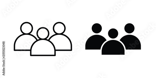 Group icon. vector pictogram pack