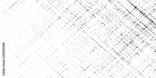 Obraz na płótnie Grunge texture background with black scratches and scuffs on white surface vecto