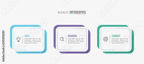 Timeline infographic template design. 3-4-5 options or steps business infographic template design. Can be used for process diagram, presentations, workflow layout, flow chart, steps, banner.