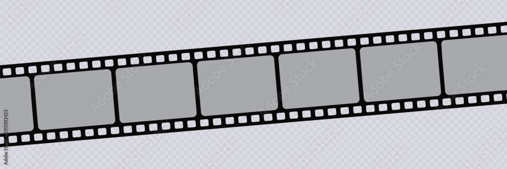 Fototapeta premium Vintage Film Strip Frames and Cinema Reel Borders Vector Collection