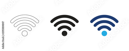 Photos Wireless WiFi Signal Icon vector illustration