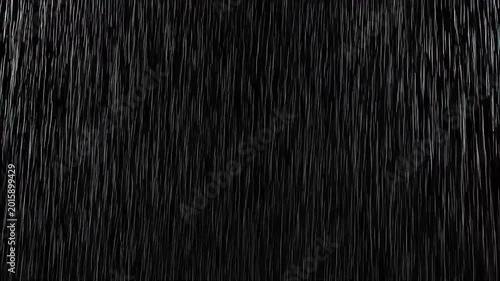 Storm Rain Drop Black Background