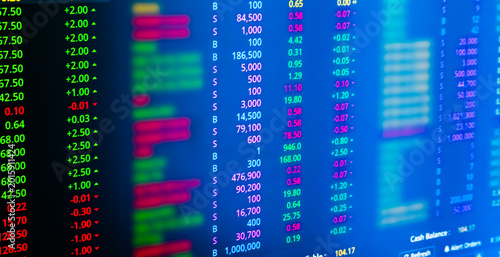Stock market chart graph accounting display price digital marketing success background, growth maoney diagram management financial curreency exchange trade indicator buy sell index
