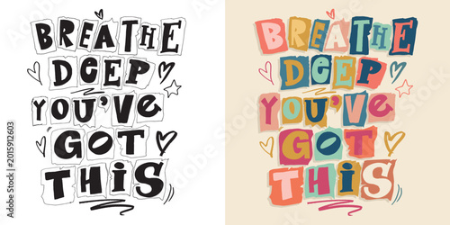 Trendy hand drawn doodle lettering quote. Lettering for t-shirt design, mug print, bag print, clothes fashion. 100% hand drawn vector image.
