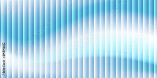 Vector blue ripple glass effect background with glowing white light leaks gradient, futuristic sky