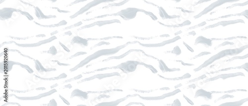 Seamless abstract textured pattern. Simple background with grey, blue, white texture. Digital brush strokes. Lines, stains. Design for textile fabrics, wrapping paper, background, wallpaper, cover.