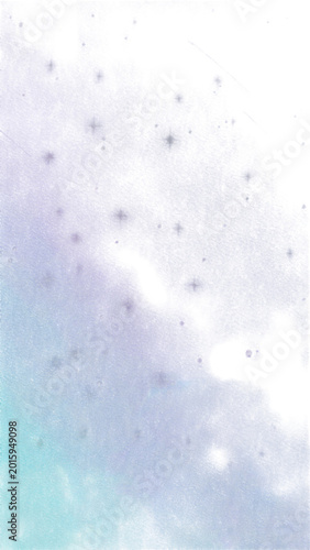 Photos textured gradient background transitioning from a bright, ethereal white at the top to a deep, rich indigo and then a luminous turquoise at the bottom