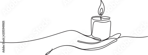 Принти на полотні Continuous one line drawing