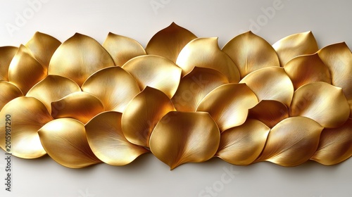 Golden leaves create a stunning display evoking warmth and elegance