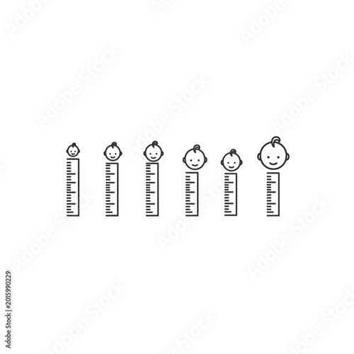 Birthday candles with cute baby face illustration icons birthday celebration