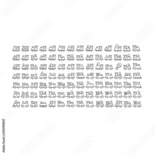 Konstfotografi Collection of abstract kannada script typography icons with alphabet, typography
