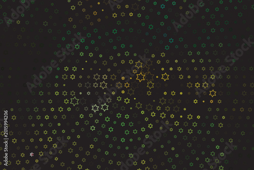 Bild auf Leinwand Dark Galaxy Background with Shining Stars and Cosmic Sparkles