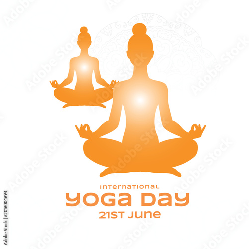 Healthy Lifestyle Yoga Day Promotion Template