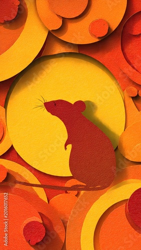 illustration of rats and viruses that can infect humans