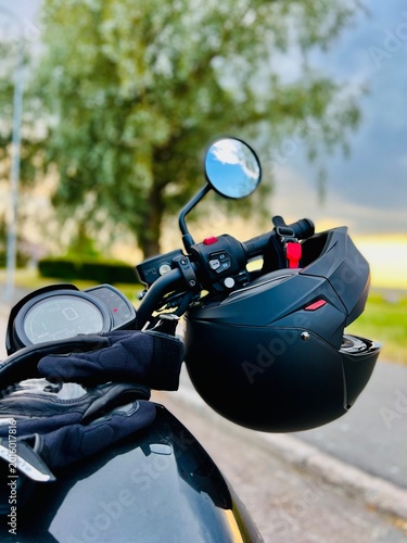 motorcycle on the road