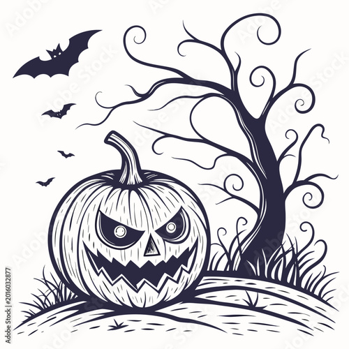 Haunted Halloween Night Vector Collection
