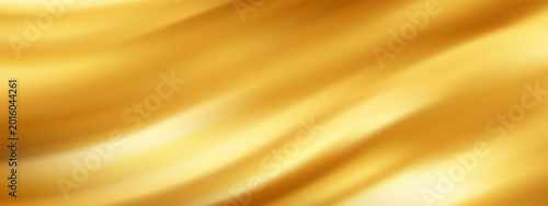 Fotografía Silk metal cloth and liquid background ribbon with gold satin fabric