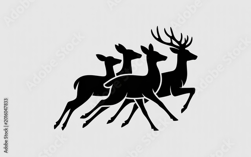 A group of deer